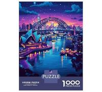 Puzzle Da 1000 Pezzi Per Adolescenti Puzzle Sydney Harbour Night Puzzle Per Adulti Giochi Rilassanti Arte Da Parete Regali Unici Per Compleanno 70x50cm/1000pcs