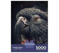 Puzzle Da 1000 Pezzi Per Adolescenti Puzzle The African Grey Puzzle Fai Da Te Giocattoli Per Il Divertimento in Famiglia Per Compleanno, Natale 38x26cm/1000pcs