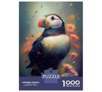 Puzzle Da 1000 Pezzi Per Adolescenti Puzzle The Sociable Puffin Puzzle Per Adulti Giochi Rilassanti Che Migliorano La Memoria Regali Di Compleanno E Unici 38x26cm/1000pcs