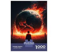 Puzzle Da 1000 Pezzi Per Adolescenti Puzzle The World Is on Fire Puzzle Per Adulti Giocattoli Antistress Decorazione Murale Difficile E Stimolante 38x26cm/1000pcs