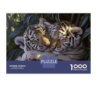 Puzzle Da 1000 Pezzi Per Adolescenti Puzzle Tiger Cubs Playing in Jungle Puzzle Gioco Pratico Corsa Di Velocità Manuale Offerta Come Regalo Per Tutta La Famiglia 70x50cm/1000pcs
