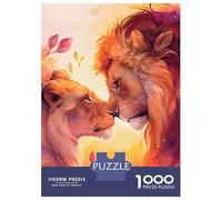 Puzzle Da 1000 Pezzi Per Adolescenti Puzzle Together Forever Lion Love Puzzle Per Adulti Giochi Rilassanti Ma Divertenti E Umoristici È Ideale Come Regalo 70x50cm/1000pcs