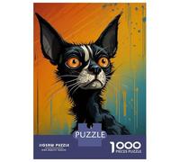 Puzzle Da 1000 Pezzi Per Adolescenti Puzzle Urban Feline Chic Puzzle Per Adulti Giochi Rilassanti Che Migliorano La Memoria Regali Di Compleanno E Unici 38x26cm/1000pcs