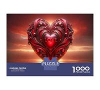 Puzzle Da 1000 Pezzi Per Adolescenti Puzzle Valentine's Day Heart Decorations Puzzle Per Adolescenti Giochi Rilassanti Decorazione Perfetta Regali Di Compleanno E Unici 52x38cm/1000pcs