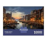 Puzzle Da 1000 Pezzi Per Adolescenti Puzzle Venice Cityscape with Gondolas Puzzle Gioco Pratico Corsa Di Velocità Manuale Offerta Come Regalo Per Tutta La Famiglia 70x50cm/1000pcs