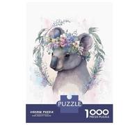 Puzzle Da 1000 Pezzi Per Adolescenti Puzzle Watercolor Koala Painting Puzzle Per Adulti Giochi Rilassanti Ma Divertenti E Umoristici È Ideale Come Regalo 70x50cm/1000pcs