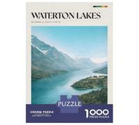 Puzzle Da 1000 Pezzi Per Adolescenti Puzzle Waterton Lakes National Park Puzzle Per Adulti Giochi Rilassanti Taglio Di Precisione Difficile E Impegnativo 38x26cm/1000pcs