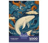 Puzzle Da 1000 Pezzi Per Adolescenti Puzzle Whale in Dreams Puzzle Gioco Pratico Corsa Di Velocità Manuale Offerta Come Regalo Per Tutta La Famiglia 38x26cm/1000pcs