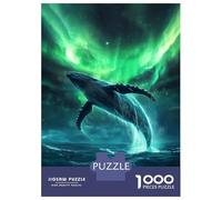 Puzzle Da 1000 Pezzi Per Adolescenti Puzzle Whale's Celestial Leap-1 Puzzle Per Adolescenti Giochi Rilassanti Decorazione Perfetta Regali Di Compleanno E Unici 52x38cm/1000pcs