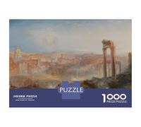 Puzzle Da 1000 Pezzi Per Adolescenti Puzzle William Turner Modern Rome Puzzle Per Adulti Giocattolo Decorazione Da Parete Decorazione Da Parete Compleanno 70x50cm/1000pcs