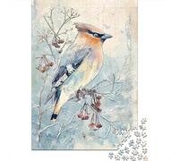 Puzzle Da 1000 Pezzi Per Adolescenti Puzzle Winter Bird Art Print Puzzle Gioco Pratico Corsa Di Velocità Manuale Offerta Come Regalo Per Tutta La Famiglia 70x50cm/1000pcs