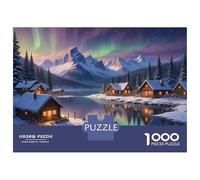 Puzzle Da 1000 Pezzi Per Adolescenti Puzzle Winter Cabin Retreat Puzzle Per Adulti Giochi Rilassanti Che Migliorano La Memoria Regali Di Compleanno E Unici 70x50cm/1000pcs