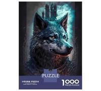 Puzzle Da 1000 Pezzi Per Adolescenti Puzzle Wolf Enchanted World Puzzle Gioco Pratico Corsa Di Velocità Manuale Offerta Come Regalo Per Tutta La Famiglia 38x26cm/1000pcs