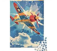 Puzzle Da 1000 Pezzi Per Adolescenti Puzzle World War II Airplane Art Print-1 Puzzle Per Adolescenti Giochi Rilassanti Decorazione Perfetta Regali Di Compleanno E Unici 38x26cm/1000pcs