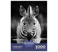Puzzle Da 1000 Pezzi Per Adolescenti Puzzle Zebra Drinking Water Puzzle Giocattoli Antistress Decorazione Da Parete Per Compleanno, Natale 70x50cm/1000pcs