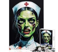 Puzzle da 1000 pezzi per adolescenti puzzle zombi infermiere giocattolo educativo regalo per compleanni gioco impossibile difficile e impegnativo dimensioni 50x75cm