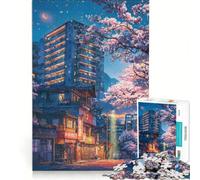 Puzzle da 1000 pezzi per adolescenti "Quando fioriscono i ciliegi" - Gioco rilassante e stimolante da completare ideale per rafforzare l'amore tra le coppie 38x26cm