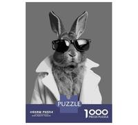 Puzzle Da 1000 Pezzi Per Adolescenti Rabbit Animals Portrait Puzzle Per Adulti Giocattoli Antistress Analisi E Logica Regalo Di Compleanno, Regali, 70x50cm/1000pcs