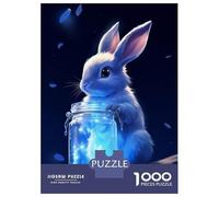 Puzzle Da 1000 Pezzi Per Adolescenti Rabbit with Magic Jar Puzzle Per Adulti Giochi Rilassanti Corsa Di Velocità Manuale Offerta Come Regalo Per Tutta La Famiglia 70x50cm/1000pcs