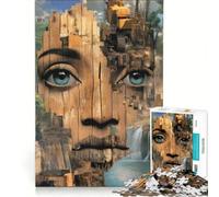 Puzzle da 1000 pezzi per adolescenti, raffigurante il volto di una donna africana, giocattolo educativo, sfida impegnativa, ideale come regalo 38x52cm
