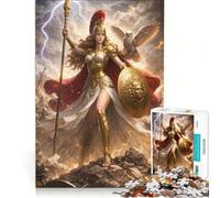 Puzzle da 1000 pezzi per adolescenti raffigurante la dea Atena, un gioco divertente che allena la mente e la manualità, una sfida unica 38x52cm