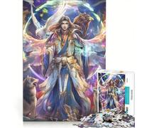 Puzzle da 1000 pezzi per adolescenti raffigurante un uomo con i capelli lunghi giocattolo fai-da-te migliora la memoria collezione d'artista belle arti 50x75cm