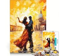 Puzzle da 1000 pezzi per adolescenti, raffigurante una coppia che balla a Venezia, un quadro, un giocattolo decorativo da parete, un regalo di compleanno, ideale per rafforzare l'amore tra le coppie