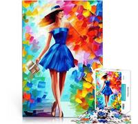 Puzzle da 1000 pezzi per adolescenti Ragazza alla moda Arte astratta Divertimento in famiglia è ideale come regalo per tutta la famiglia 52x38cm