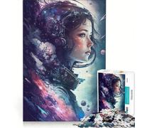 Puzzle da 1000 pezzi per adolescenti, ragazza anime che sogna, giocattolo antistress, assemblaggio di modelli, compleanno e Natale 38x26cm