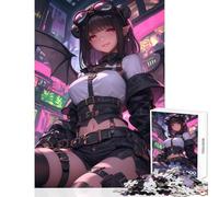 Puzzle da 1000 pezzi per adolescenti ragazza anime con ali giocattolo educativo regalo per donne e uomini gioco rompicapo collezione di artisti belle arti dimensioni 50x75cm