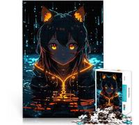 Puzzle da 1000 pezzi per adolescenti ragazza anime con bagliore al neon Sollievo dallo stress perché è ideale come regalo per tutta la famiglia 52x38cm