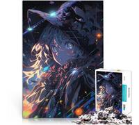 Puzzle da 1000 pezzi per adolescenti Ragazza anime con bagliore magico Giochi divertenti Ogni pezzo è unico - Gioco divertente e stimolante per tutta la famiglia 75x50cm
