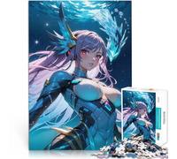 Puzzle da 1000 pezzi per adolescenti Ragazza anime con le ali giochi divertenti per famiglie Collezione di artisti, Belle arti 75x50cm