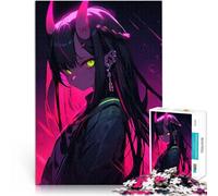 Puzzle da 1000 pezzi per adolescenti Ragazza anime con le corna Giocattolo educativo antistress perché è ideale come regalo per tutta la famiglia 38x26cm