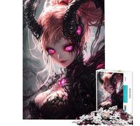 Puzzle da 1000 pezzi per adolescenti ragazza anime demoniaca ideale per compleanni e Natale Un'opera d'arte gioco per famiglie adatto a partire dai 14 anni (38x26cm)