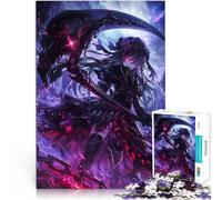 Puzzle da 1000 pezzi per adolescenti Ragazza anime demoniaca Morte Gioco rompicapo Decorazione murale Regali unici per compleanno e Natale 38x26cm