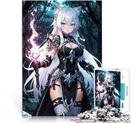 Puzzle da 1000 pezzi per adolescenti Ragazza Anime Gatto Strega Vacanza a casa: uccidere il tempo Migliorare l'amore tra le coppie 50x70cm