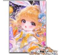 Puzzle da 1000 pezzi per adolescenti, ragazza anime, per età 14 anni e oltre, decorazione per la casa come regalo per tutta la famiglia e gli amici (dimensioni 50x75cm)