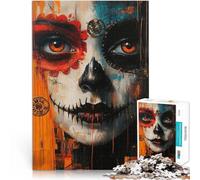 Puzzle da 1000 pezzi per adolescenti Ragazza dei Muertos Antistress Vacanza in patria Uccidere il tempo Regalo di compleanno, regali, arte murale 38x26cm