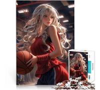 Puzzle da 1000 pezzi per adolescenti Ragazza del basket Antistress Vacanza in patria Uccidere il tempo perché è ideale come regalo per tutta la famiglia 75x50cm