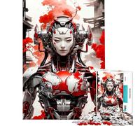 Puzzle da 1000 pezzi per adolescenti Ragazza del futuro puzzle per adulti gioco pratico che migliora la memoria compleanno e Natale (dimensioni 38x52cm)