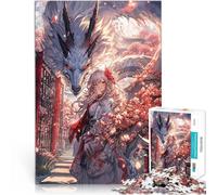 Puzzle da 1000 pezzi per adolescenti ragazza drago anime sakura Gioco di famiglia antistress sfida difficile Decorazione d'arte per la casa 38x26cm