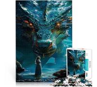 Puzzle da 1000 pezzi per adolescenti Ragazza Drago Giocattolo educativo intellettuale decomprimente Migliorare l'amore tra le coppie 52x38cm