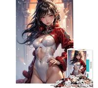 Puzzle da 1000 pezzi per adolescenti ragazza elfa che va nel dungeon puzzle fai-da-te da 1000 pezzi taglio di precisione ideale come regalo per tutta la famiglia (38x26cm)