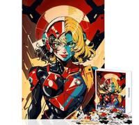 Puzzle da 1000 pezzi per adolescenti ragazza in armatura cibernetica decorazione per la casa giocattoli regali per donne e uomini gioco educativo per migliorare l'amore tra coppie dimensioni 38x26cm