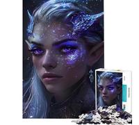 Puzzle da 1000 pezzi per adolescenti ragazza misteriosa sfida da completare gioco educativo da parete per ragazzi dai 14 anni in su (50x75cm)