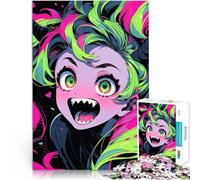 Puzzle da 1000 pezzi per adolescenti Ragazza mostro anime Giocattoli Giochi Educativi Antistress Giocattoli per la decorazione della casa 52x38cm