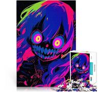 Puzzle da 1000 pezzi per adolescenti Ragazza mostro anime Giocattoli Giochi Educativi Antistress Migliorare l'amore tra le coppie 75x50cm