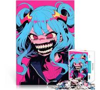 Puzzle da 1000 pezzi per adolescenti Ragazza mostro anime Sfida di gioco educativo giocattolo Migliorare l'amore tra le coppie 75x50cm
