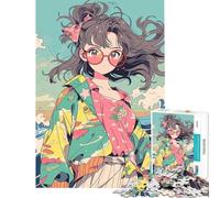 Puzzle da 1000 pezzi per adolescenti ragazza nerd anime aiuta l'esercizio mentale regalo per donne giochi per famiglie dai 14 anni in su gioco di puzzle offerto (50x75cm)